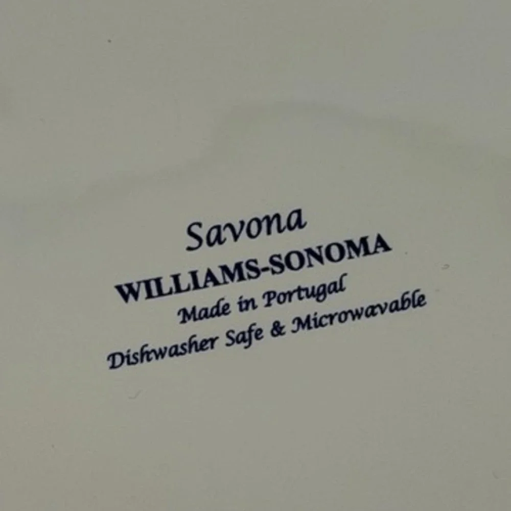 Set of 2 Williams‎ Sonoma Savona Portugal 10.5
